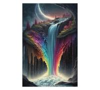 Puzzle for Teenagerss 75x50cm/1000pcs Rainbow Waterfall Fantasy Jigsaws for Adults Hands-on Game Precision Cutting Unique Birthday And Gifts 75x50cm/1000pcs