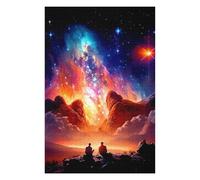 Puzzle for Teenagerss 75x50cm/1000pcs Stargazers in A Cosmic Landscape Jigsaws for Adults Hands-on Game Precision Cutting Unique Birthday And Gifts 75x50cm/1000pcs