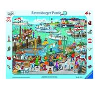 Puzzle Framed 24Pcs A Day At The Harbor Ravensburger Puzzle Top