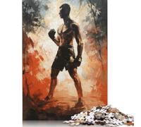 Puzzle für Erwachsene, 1000 Teile, Muay Thai Fighter, Malpuzzle, Puzzles für Erwachsene, Lernspiel, Herausforderungsspielzeug, 1000 Teile (75 x 50 cm)