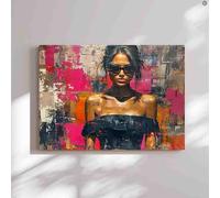 Puzzle Fun 1000 Pieces for Adults A Picture of a Beautiful Woman Wearing Black Glasses Large Educational Family Entertainment Toys for Adults