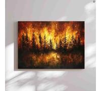 Puzzle Fun 1000 Pieces for Adults Forest Fires Puzzle Lover's Gift Suitable for Home Decoration Holiday Decoration