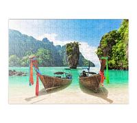 Puzzle Galaxy Bond Island near Phuket in Thailand - Premium 1000 Piece Jigsaw Puzzle 38x26CM