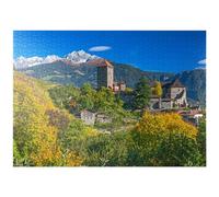 Puzzle Galaxy Tyrol Castle in the Village of Meran, Bolzano Province, Trentino-South Tyrol, Italy - Premium 200 Pieces Jigsaw Puzzle 35x25CM