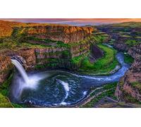 Puzzle Game 1000 pieces, natural beauty, waterfalls, gorges 50x70CM