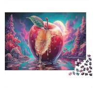 Puzzle Giant Bitten Apple by Moonlit Stream for Adults 1000 Piece, Jigsaw Gifts Men Women Educational Games 52x38cm/1000pcs