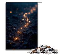 Puzzle Glittering Swarm of Fireflies 1000 Piece Jigsaw Wooden for Adults & Kids Age 12 Up Family Fun Puzzle 1000 PCS(75x50cm)