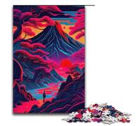 Puzzle Gorgeous Landscape1 1000 Piece Jigsaw Wooden for Adults & Kids Age 12 Up Family Fun Puzzle 1000 PCS(38x26cm)