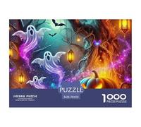 Puzzle Jumbie Pumpkins 1000 Piece Jigsaw Challenge Toy Halloween Theme Home Decoration Ladies' Gifts for Kids And Adults 70x50cm/1000pcs