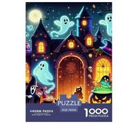 Puzzle Jumbie Pumpkins 1000 Piece Jigsaw Educational Games Halloween Theme Decoration Puzzle Gifts for Men for Kids And Adults 70x50cm/1000pcs