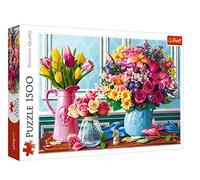 Puzzle Kwiaty w wazonach 1500