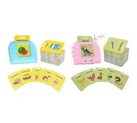 Puzzle Learning Toy - Sound Activated Cards, Kids Educational Game | Listening Comprehension Flash Cards, Preschool Learning Tools for Kids, Interactive Audio Toy for Children Cognitive Development