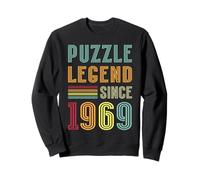 Puzzle Legend Since 1969 Jigsaw Puzzle 56th Birthday Puzzles Sweatshirt