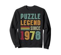 Puzzle Legend Since 1978 Jigsaw Puzzle 47th Birthday Puzzles Sweatshirt