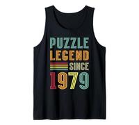 Puzzle Legend Since 1979 Jigsaw Puzzle 46th Birthday Puzzles Tank Top