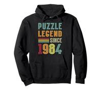 Puzzle Legend Since 1984 Jigsaw Puzzle 41st Birthday Puzzles Pullover Hoodie