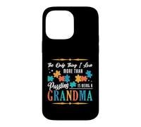 Puzzle Lover Grandma Puzzling Case for iPhone 14 Pro Max