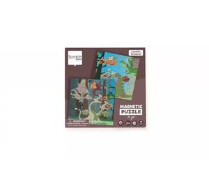 Puzzle magnetyczne Smoki 40 elementów Scratch - Scratch