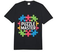 Puzzle Master Enthusiast Fun Jigsaw Solver Comfort Colors Adult Heavyweight T-Shirt