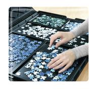 Ravensburger Puzzle folder for puzzles with up to 1000 pieces, combination of puzzle sorting tray and puzzle mat, accessories for storing puzzles