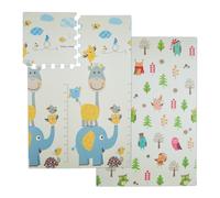 Puzzle mat Animals Play mat Children's carpet Floor mat Play mat Height chart