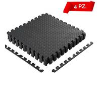 Puzzle Mat Fitness Gym Multi-Purpose Foam Rubber EVA 4Pcs 60X60Cm