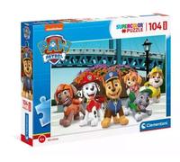 Puzzle maxi 104 elementy. Super color. Psi Patrol - Clementoni