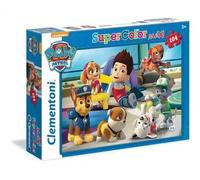 Puzzle maxi 104 elementy. Super color. Psi Patrol - Clementoni