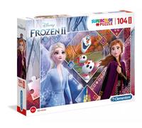 Puzzle maxi 104 elementy. Supercolor. Kraina Lodu 2 - Clementoni