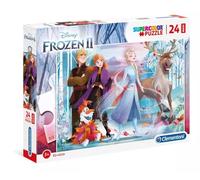 Puzzle maxi 24 elementy. Supercolor. Kraina Lodu 2 - Clementoni