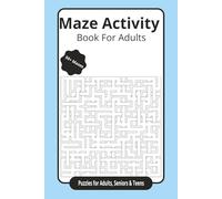 Puzzle Maze Activity Book: Maze Puzzles with Easy to Read Print | 6x9 inches, 120 pages | 50+ Puzzles... Gift for Vacations, Holidays and Relaxation