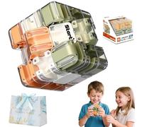 Puzzle Maze Cube, Large Labyrinth 3D Kugellabyrinth, Engaging Brain Teaser Toy, 2-in-1 Labyrinths-Zauberwürfel & Kugel, for Stress Relief & Logic Development (Farbe)