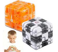Puzzle Maze Cube, Large Labyrinth 3D Puzzles Maze Cube - 2025 New Engaging Brain Teaser Toy, Relief Items Cool Stuff Sensory Toys for Party Favors Prizes Educational Adults (2pc-c)