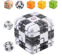Puzzle Maze Cube, Large Labyrinth Puzzle Maze Cube - Engaging Brain Teaser Toy, Marble Magic 3x3 Challenge Mazes Ball for Stress Relief, for Friend Family Colleague (#B)