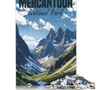 Puzzle Mercantour National Park 500 Piece Jigsaw Puzzle for Adults And Wooden Jigsaw Puzzles Suitable for Adults And Teens 18+ Gift For Birthdays 500pcs (52x38cm)
