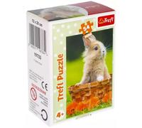 Puzzle mini 54 elementy. Urocze zwierzątka, króliczek - Trefl