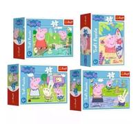 Puzzle mini 54 elementy. Wesoły dzień Świnki Peppy, mix wzorów - Trefl