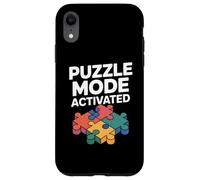 Puzzle Mode Activated Colorful Puzzle Pieces Case for iPhone XR