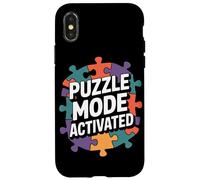 Puzzle Mode Activated Jigsaw Enthusiast Fun Case for iPhone X/XS