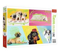 Puzzle Neon Color Line Odlotowe psy 1000