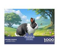 Puzzle Netherland Dwarf 1000 Piece Challenge Toy for Adults,Spring Forest Landscape Impossible Jigsaw Puzzles 1000 Piece Educational Game Home Decoration 38x26cm/1000pcs