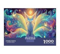 Puzzle Nine-tailed Fox in Cosmos Jigsaw for Adults 1000 Pieces, Educational Games, Home Decoration 70x50cm/1000pcs
