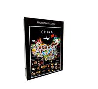 Puzzle of China | 1000 Pieces | 68 x 48 cm | Family Puzzle | Jigsaw Puzzle | Maison Maps