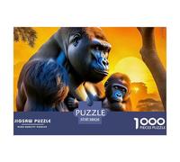 Puzzle Orangutan 1000 Piece Puzzles for Adults Challenge Toy Animal Theme Home Decoration Ladies' Gifts for Both Adults And Children 38x26cm/1000pcs