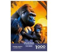 Puzzle Orangutan 1000 Piece Puzzles for Adults Puzzle Games Animal Theme Gifts for Men Decoration Puzzle 38x26cm/1000pcs