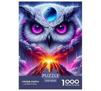 Puzzle Owl 1000 Piece Jigsaw Challenge Toy Nocturnal Bird Theme Home Decoration Ladies' Gifts for Kids And Adults 70x50cm/1000pcs