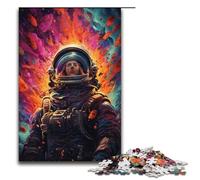 Puzzle Painting Color Astronaut 1000 Piece Jigsaw Paper for Adults & Kids Age 14 Up Family Fun Puzzle 1000PCS(38x26cm)