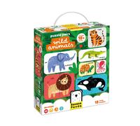 Puzzle Pairs Toddler Puzzles Wild Animals - Set of 18 2-Piece Beginn (US IMPORT)