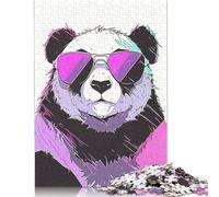 Puzzle Panda Vintage 500 Piece Jigsaw Puzzle for Adults And Wooden Jigsaw Puzzles Suitable for Adults And Teens 18+ Gift For Birthdays 500pcs (52x38cm)
