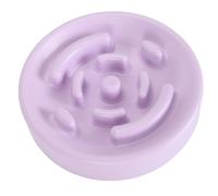 Puzzle Pet Bowl, Preventing Suffocation Interesting Dog Bowl Outside for the Room for Medium Small Dogs (Purple)